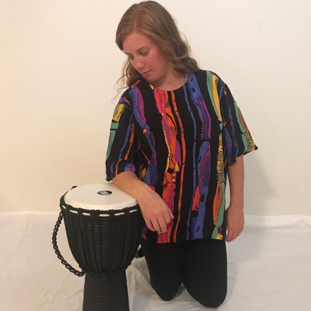 Christine David Colorful, Fun, Unique Blouse ⭐️ - Picture 3 of 7